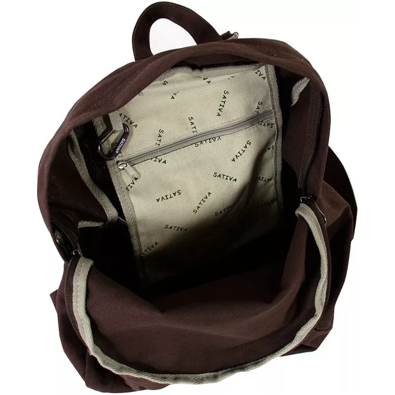 Mochila plegable en cáñamo y algodón orgánico