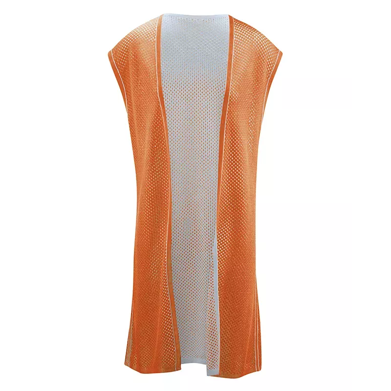 Gilet long sans manches