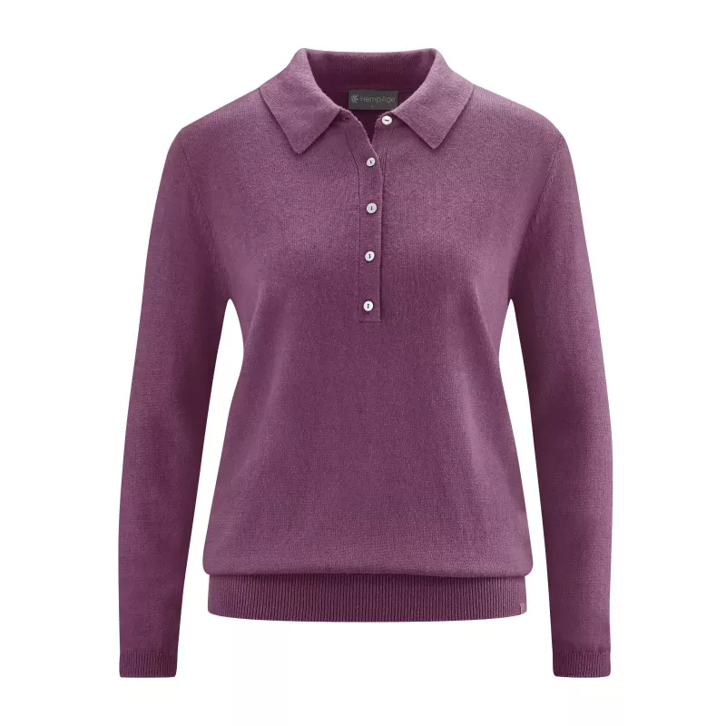 Pullover with collar polo style shirt