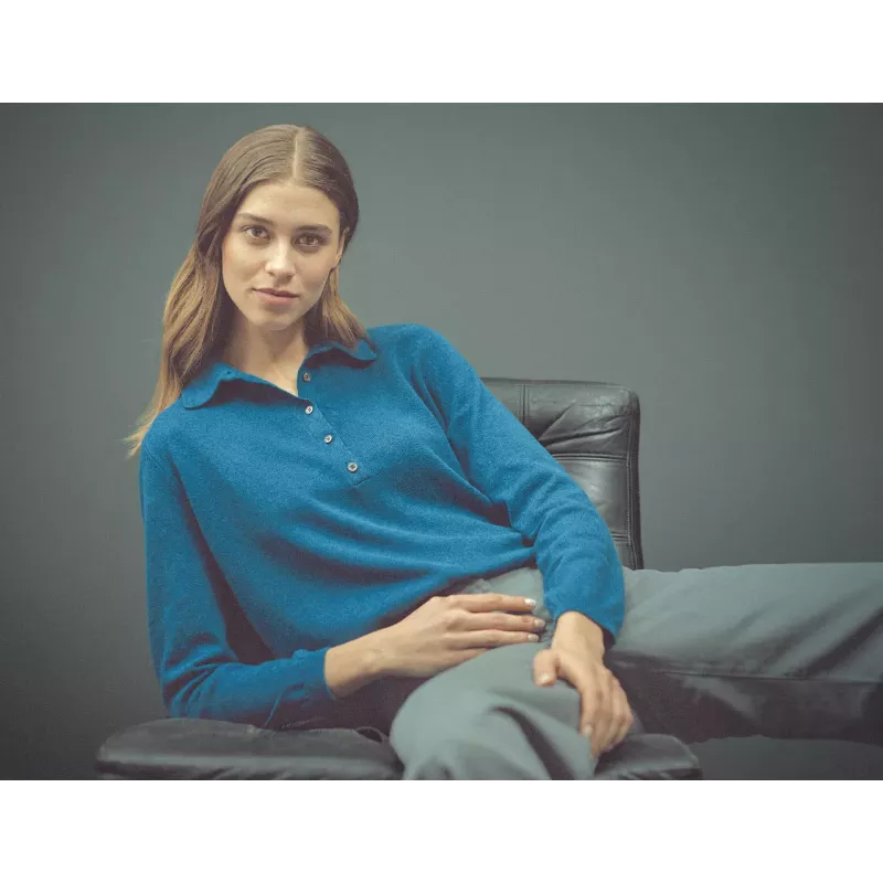 Pullover with collar polo style shirt