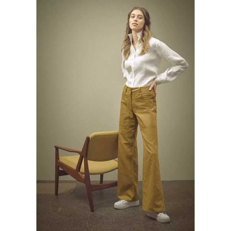 Jersey con camisa de estilo polo de cuello