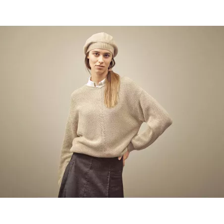 Maglione a maglia a maglia