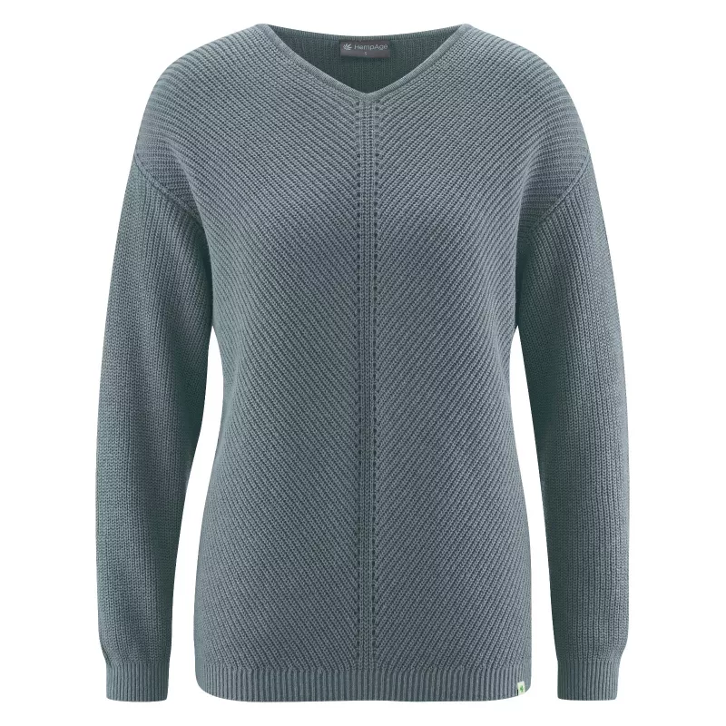 Knitted mesh sweater