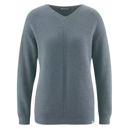 Knitted mesh sweater