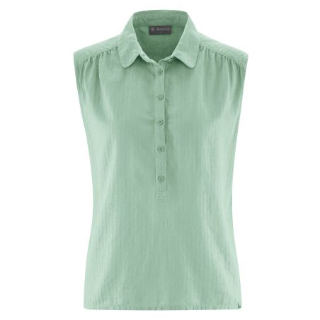 Sleeveless blouse - Organic hemp and cotton