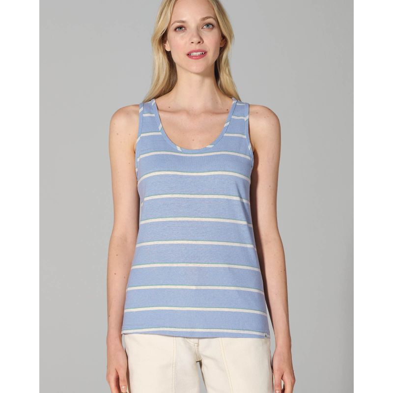 Hemp striped tank top / organic cotton