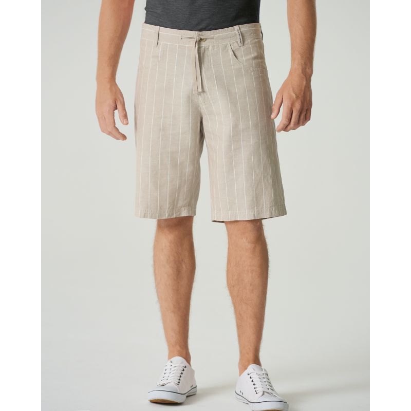 Bermuda wide stripe - Hemp and Organic Cotton