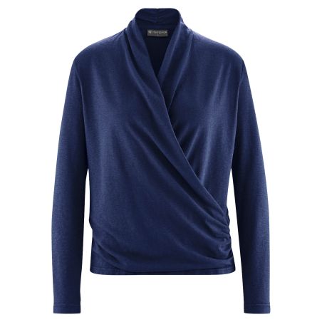 Lange Ärmel T-Shirt Chillenkragen - Bio-Baumwolle und Hanf