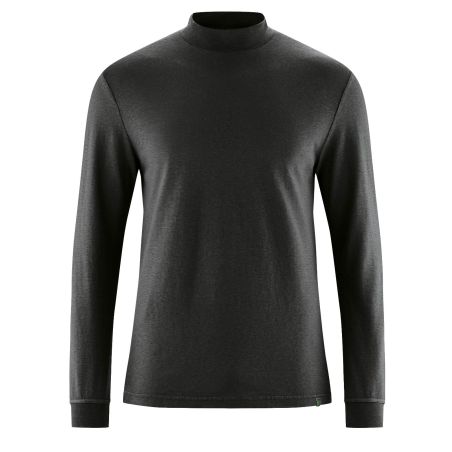 T-shirt long sleeves with rolled neck - Organic cotton and hemp