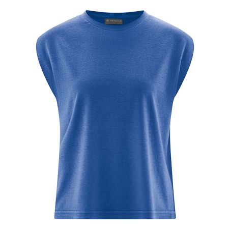 T-Shirt ärmelloser Jersey - Bio-Baumwolle und Hanf