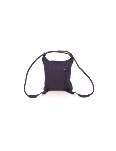 Back/shoulder bag - Organic hemp and cotton