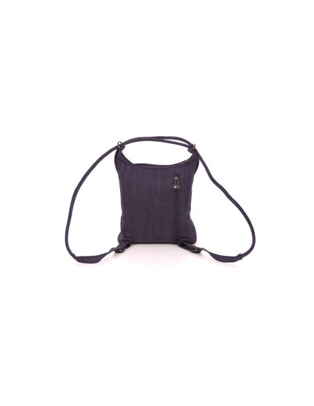 Back/shoulder bag - Organic hemp and cotton