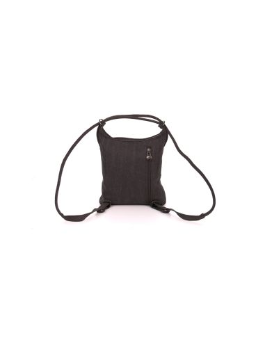 Back/shoulder bag - Organic hemp and cotton