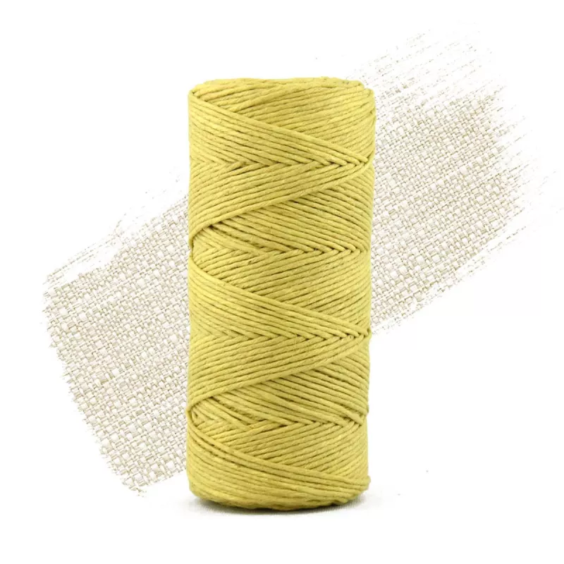 Fil chanvre non ciré 0,8 mm – 90 m – Cultivé et teint en Europe