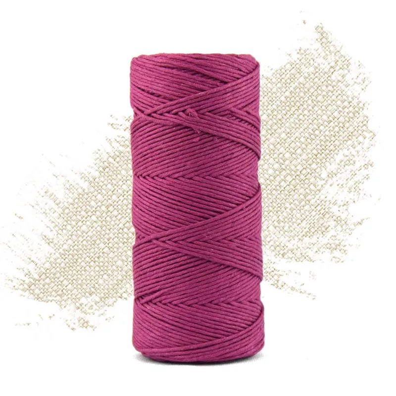 Fil chanvre non ciré 0,8 mm – 90 m – Cultivé et teint en Europe