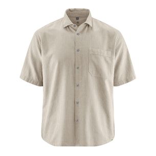 Short Sleeve Striped Shirt - Hemp and Organic Cotton
