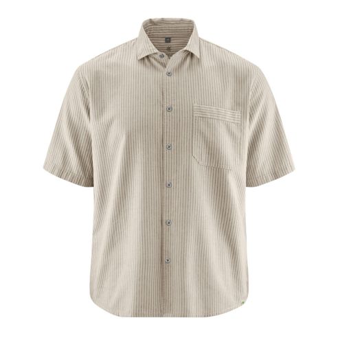Short Sleeve Striped Shirt - Hemp and Organic Cotton