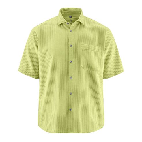 Chemise rayée à manches courtes - Chanvre et Coton bio