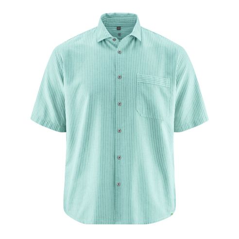 Short Sleeve Striped Shirt - Hemp and Organic Cotton
