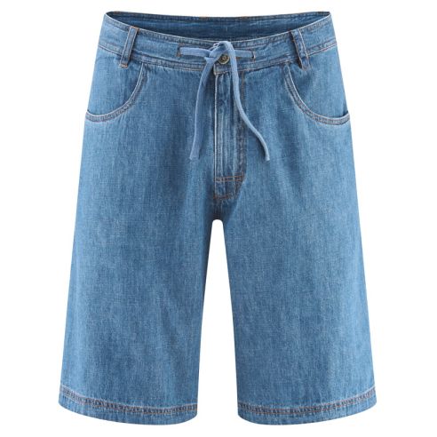 Short en jean tissé- Coton et chanvre bio