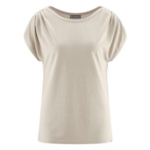 T-shirt da colletto in cotone U-Boat e canapa organica