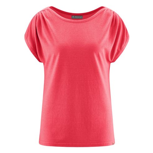 T-shirt da colletto in cotone U-Boat e canapa organica