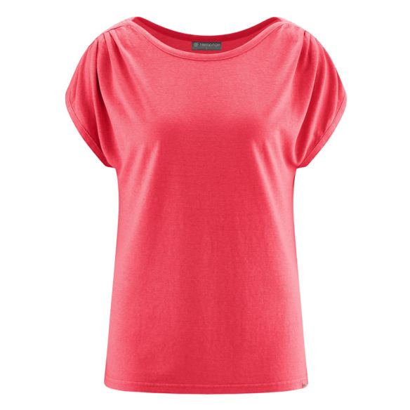 Camiseta de collar de algodón U-Boat y cáñamo orgánico