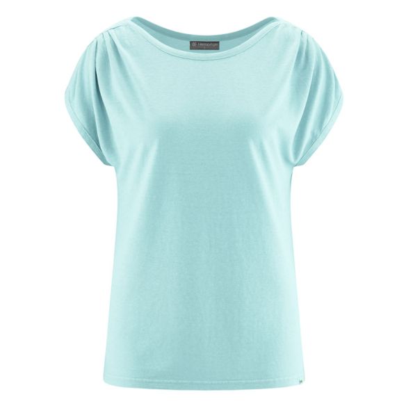 Camiseta de collar de algodón U-Boat y cáñamo orgánico