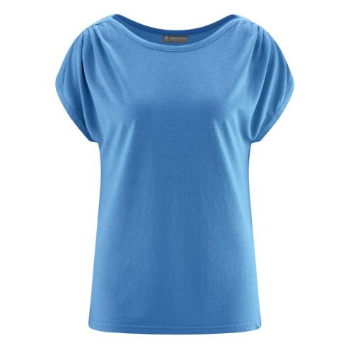 Camiseta de collar de algodón U-Boat y cáñamo orgánico