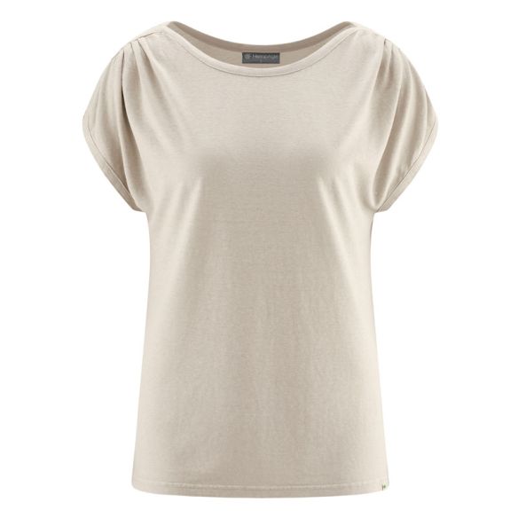 T-shirt col U-Boat- Coton et chanvre bio