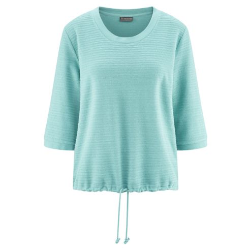 T-shirt, jersey rayé en velours Nicki - Chanvre et Coton bio