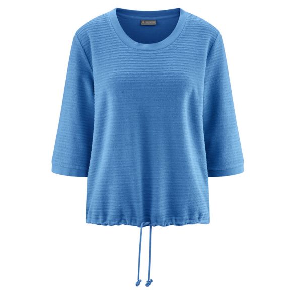 T-Shirt, Gestreifter Jersey Nicki - Hanf und Bio-Baumwolle