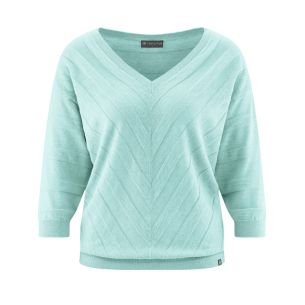 Pull rayures diagonales - Coton et chanvre bio