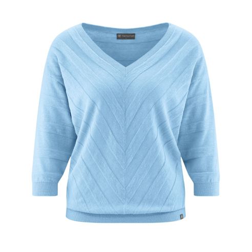 Diagonale Streifen Pullover - Baumwolle und organischer Hanf