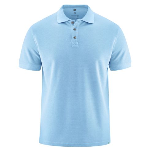 Polo Jersey Piquet de manga corta - Cáñamo y algodón orgánico