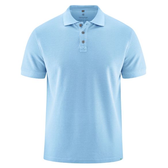 Polo Jersey Piquet de manga corta - Cáñamo y algodón orgánico