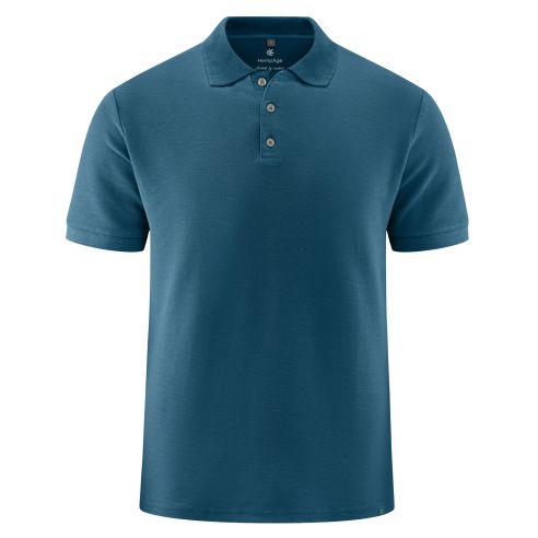 Polo jersey piqué manches courtes - Chanvre et coton bio