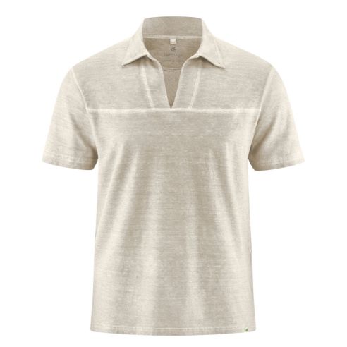 Camiseta de collar de Jersey - Cáñamo y algodón orgánico