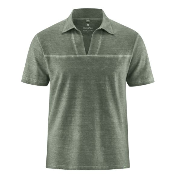 Jersey Collar T-Shirt - Hanf und Bio-Baumwolle