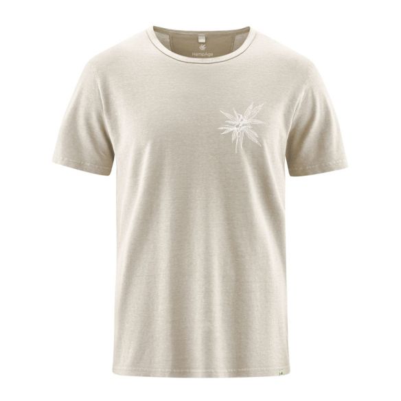 T-shirt He Hoff Leaf - Hemp and Organic Cotton