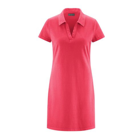 Robe avec col en jersey piqué - Chanvre et Coton bio