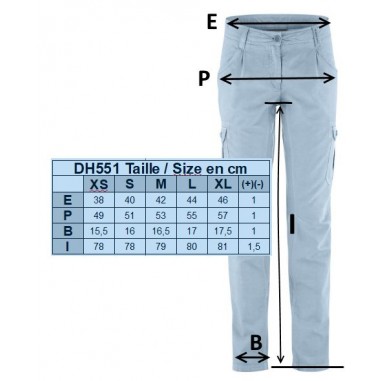 Pantalon Cargo chanvre coton bio