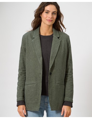 Hemp foot-de-hemp blazer