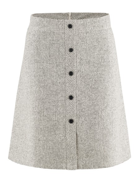 Hydue foot skirt mid-long hemp cotton