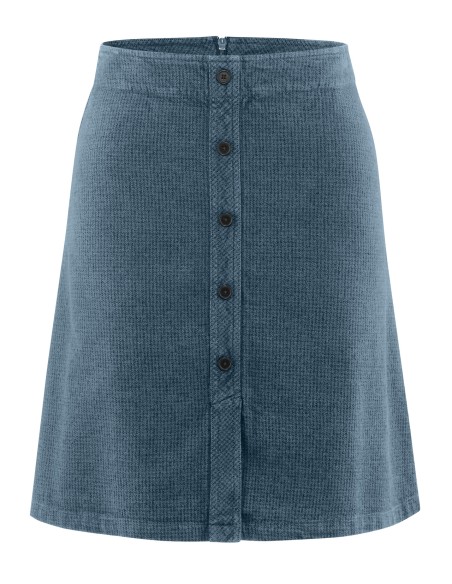 Hydue foot skirt mid-long hemp cotton