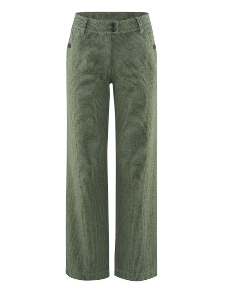 Pantaloni da pavimentazione in cotone a canapa completa