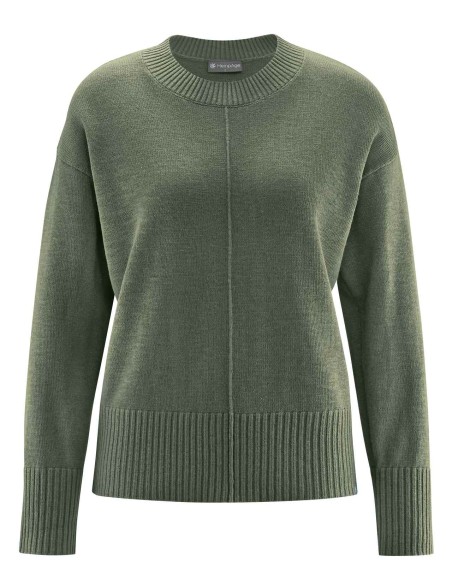 Maglione di mesh di canapa di cotone