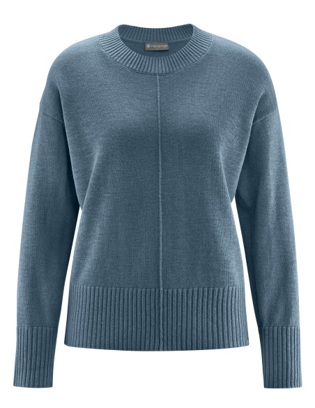 Pull maille chanvre coton