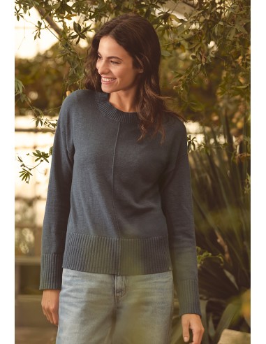 Maglione di mesh di canapa di cotone