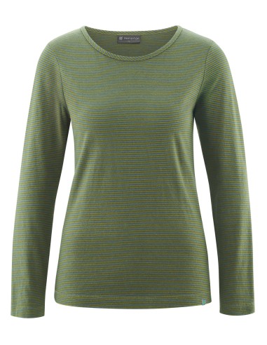 Langarm-T-Shirt Bio-Baumwolle Baumwolle